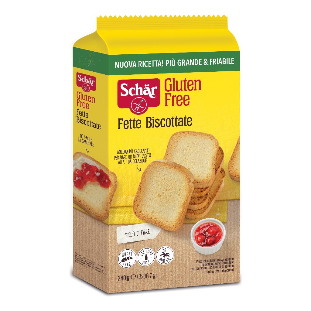 SCHAR FETTE BISCOTTATE 3 PORZIONI DA 86,7 G