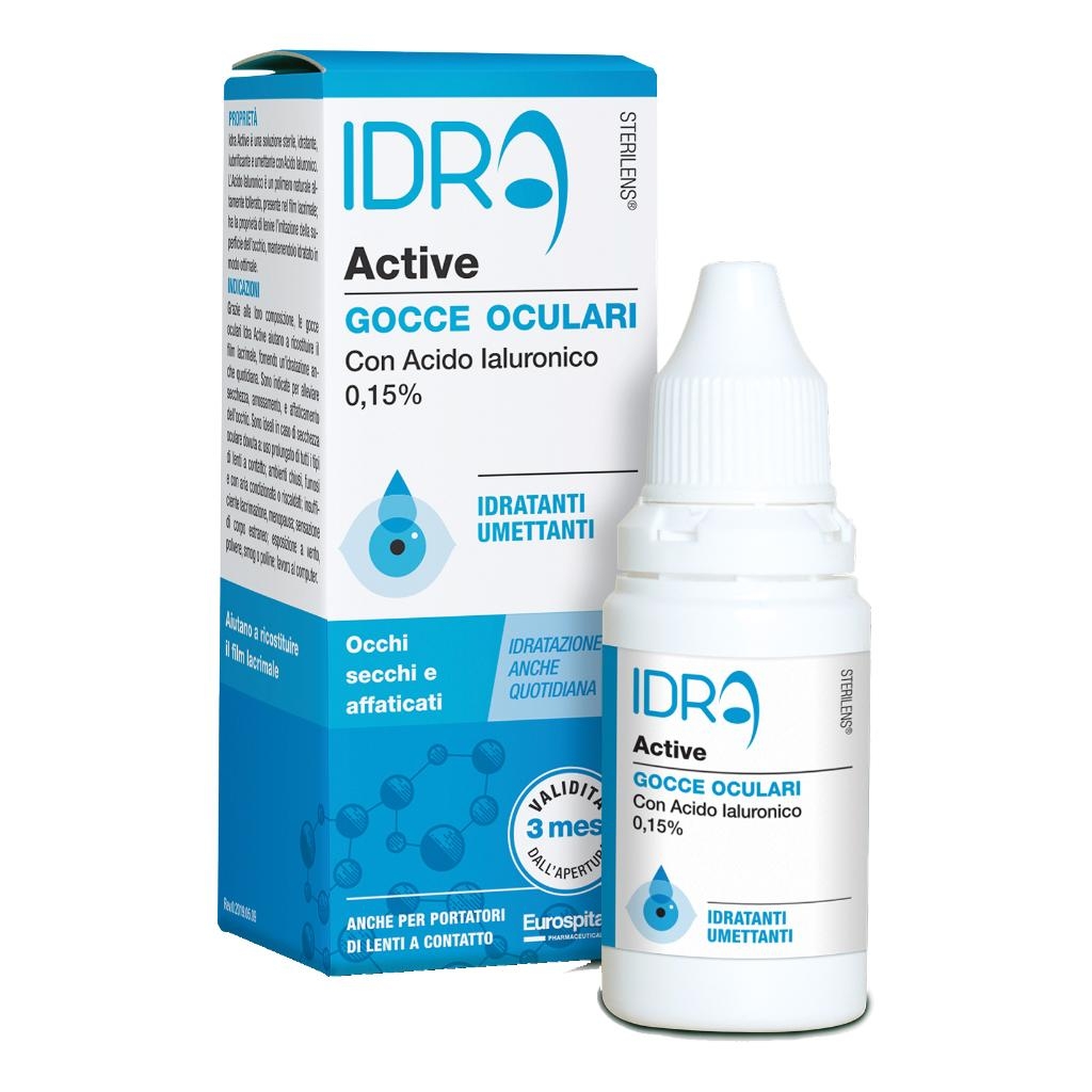 GOCCE OCULARI STERILENS IDRA ACTIVE 10 ML CON ACIDO IALURONICO 0,15%