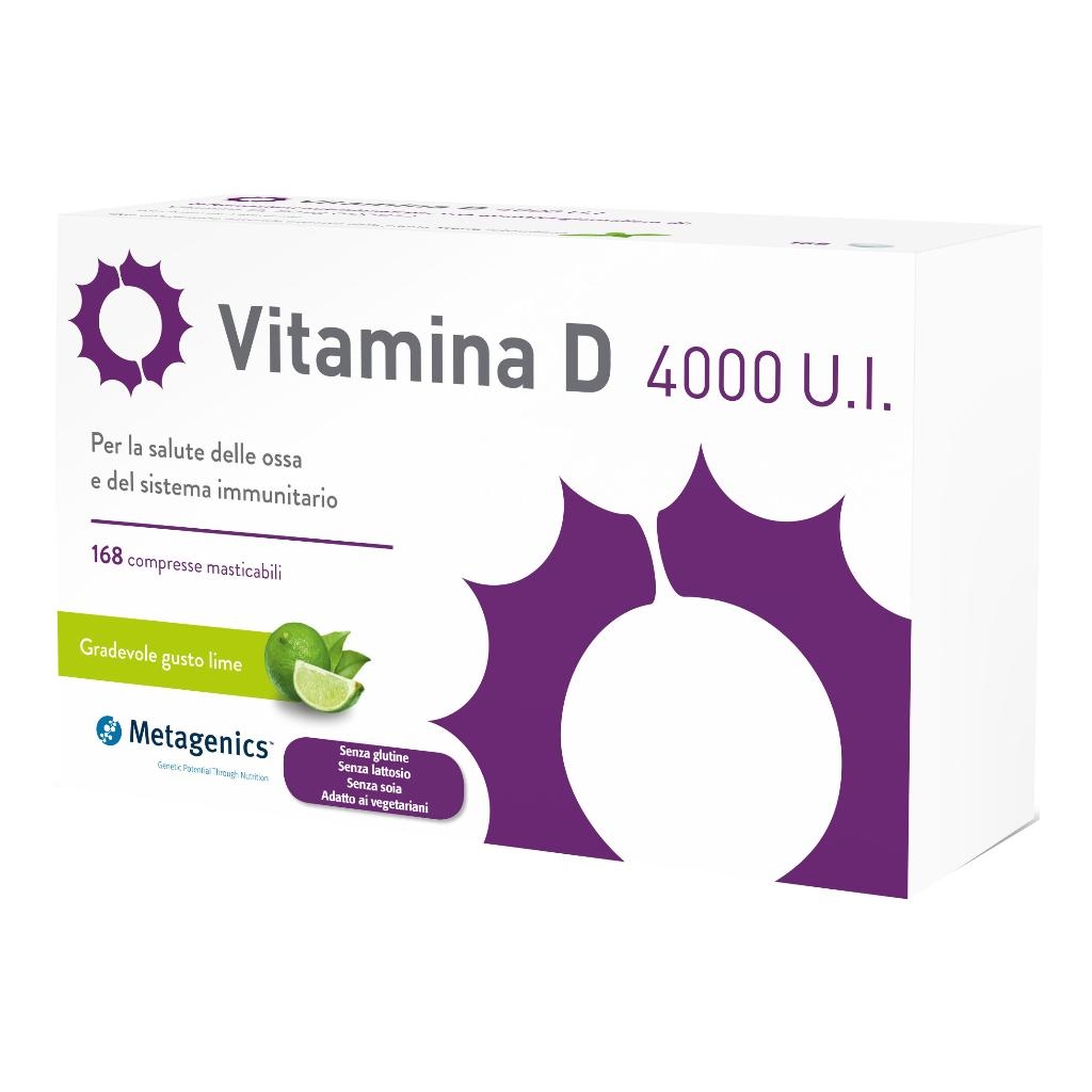 VITAMINA D 4000UI 168 COMPRESSE MASTICABILI