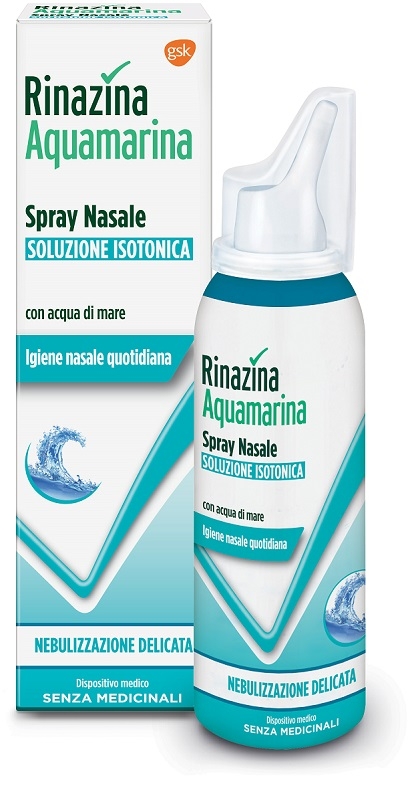 RINAZINA AQUAMARINA ISOTONICA SPRAY NEBULIZZAZIONE DELICATA 100 ML