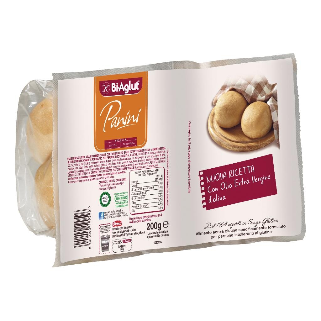 BIAGLUT PANE SOFFICE PANINI 4 X 50 G