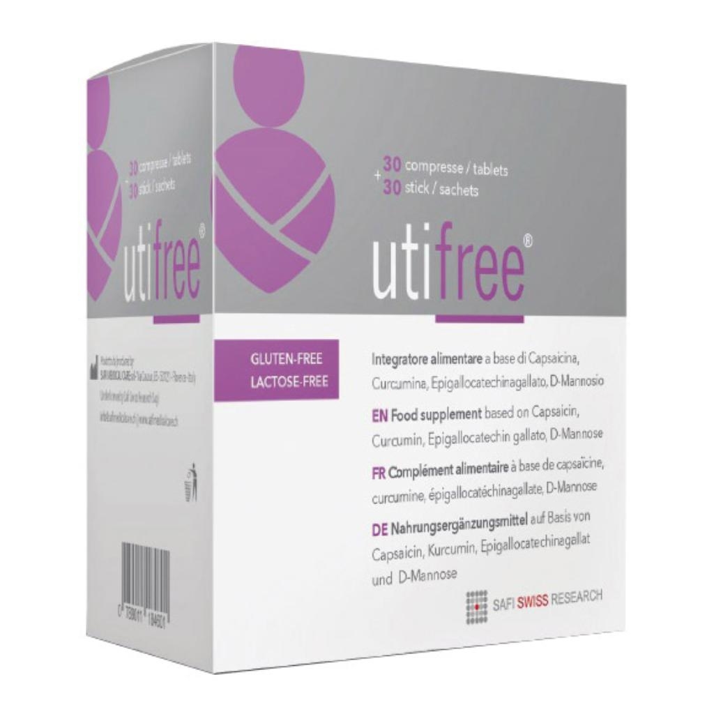 UTIFREE 30 COMPRESSE + 30 STICK DA 2,5 G