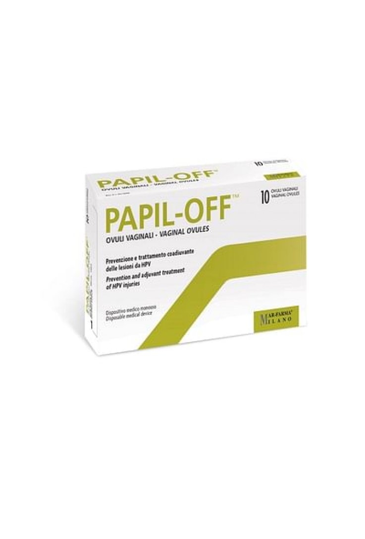 PAPIL-OFF OVULI VAGINALI 10 PEZZI