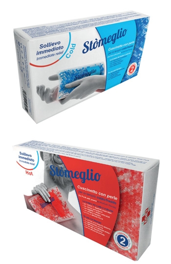 STOMEGLIO CUSCINETTO CON PERLE GEL HOT & COLD 2 CUSCINETTI