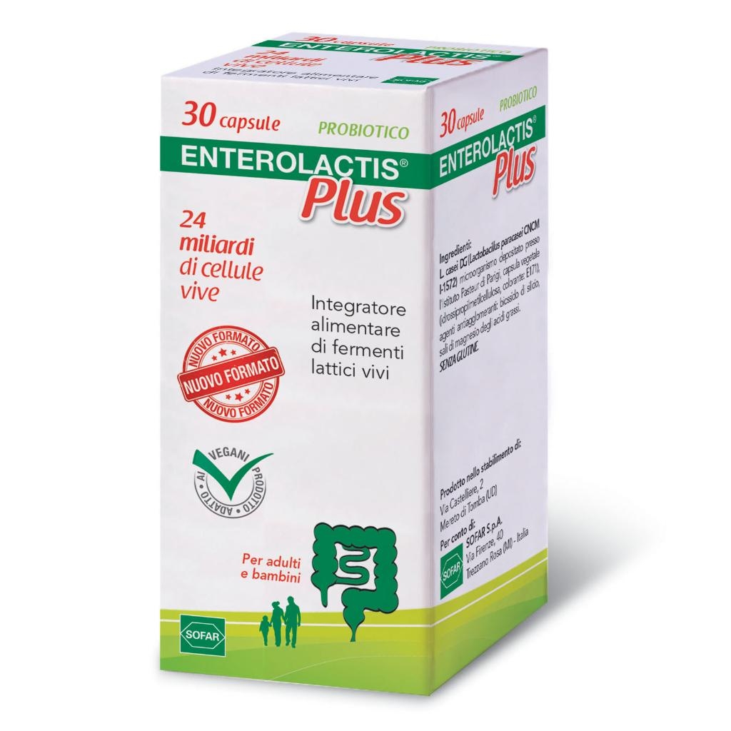 ENTEROLACTIS PLUS 30 CAPSULE