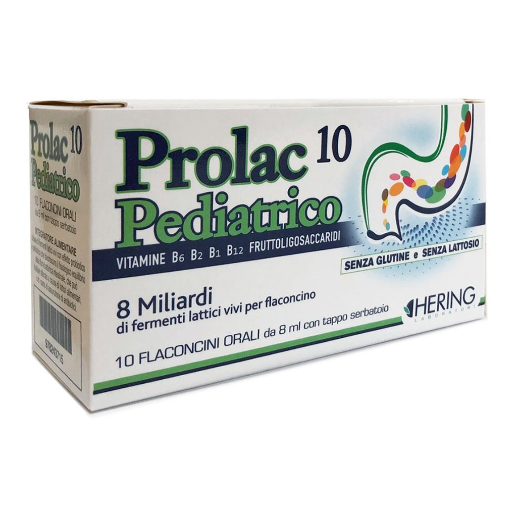 PROLAC10 PEDIATRICO FERMENTI LATTICI 10 FLACONCINI 8 ML