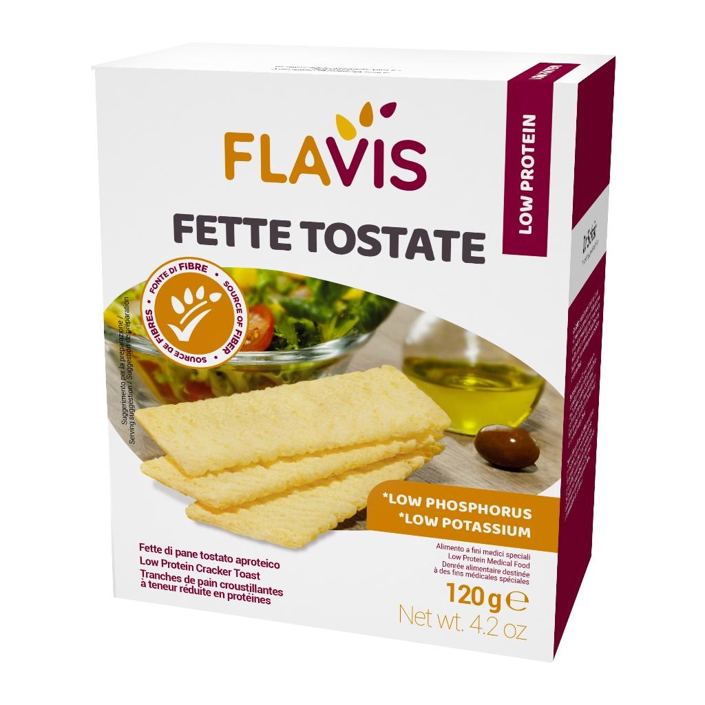 FLAVIS FETTE TOSTATE APROTEICHE 6 PORZIONI DA 34,3 G