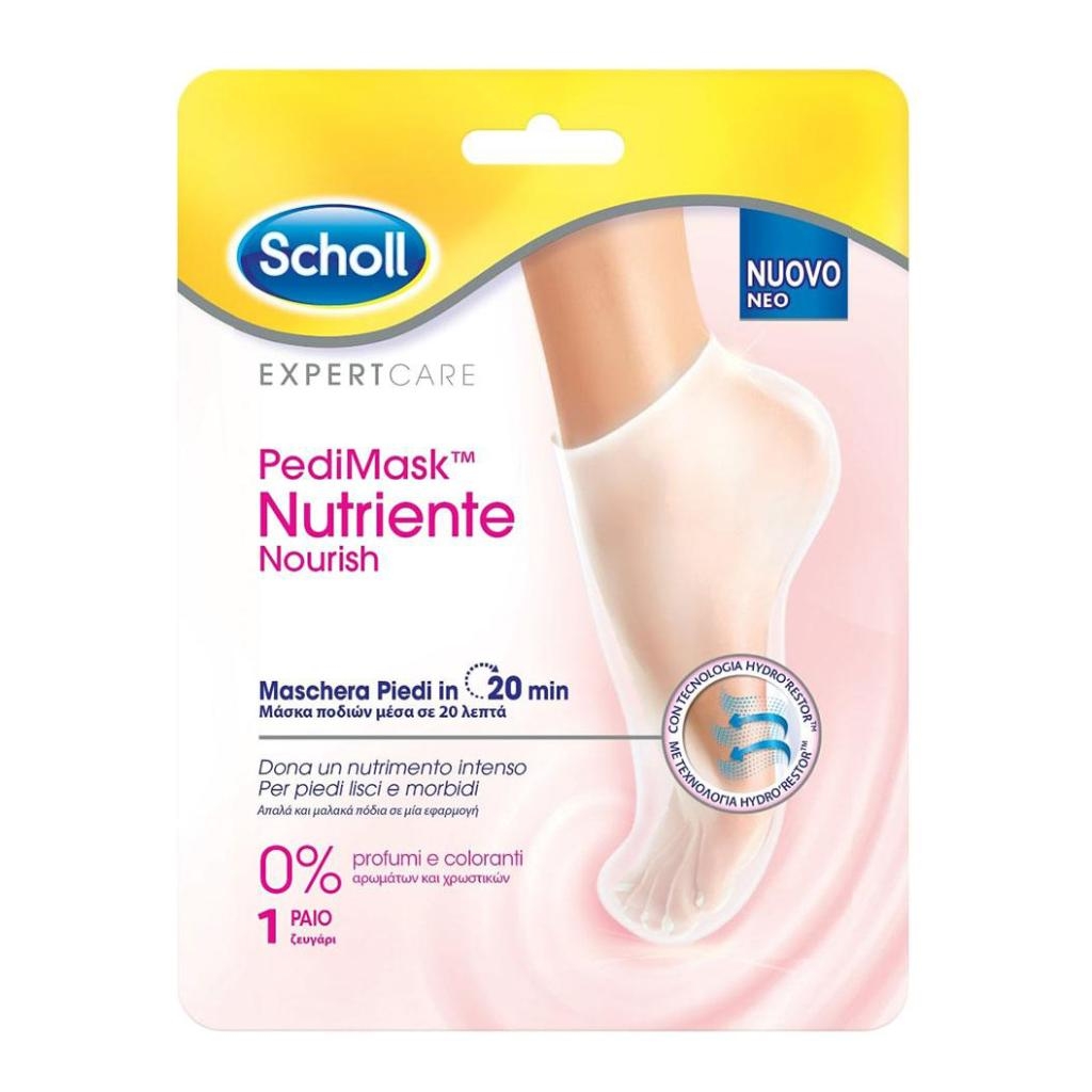 SCHOLL EXPERTCARE PEDIMASK NUTRIENTE 0% PROFUMI E COLORANTI