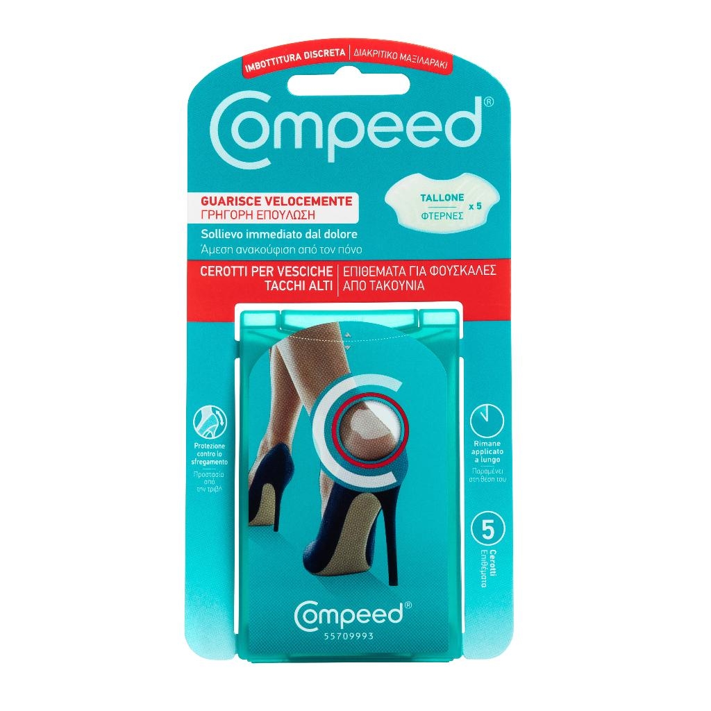 CEROTTO COMPEED VESCICHE TACCHI ALTI 5 PEZZI