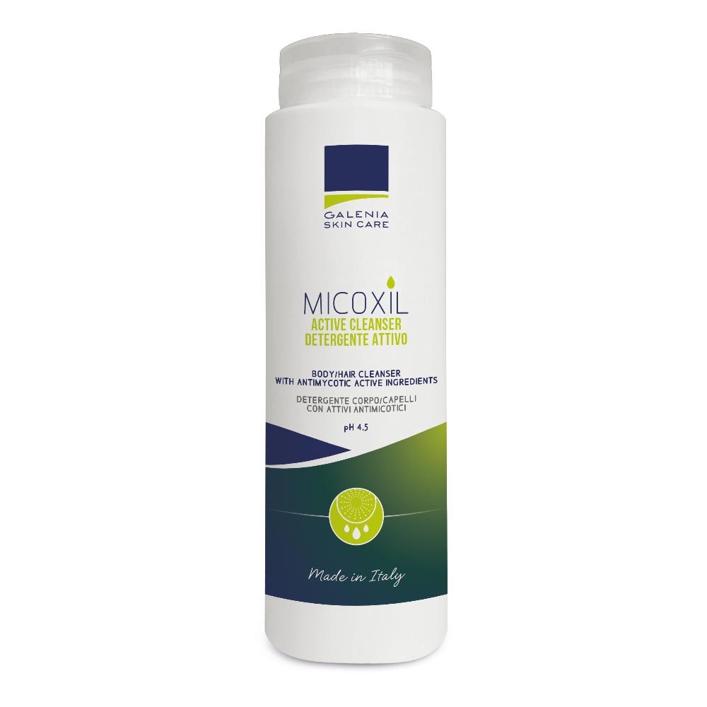 MICOXIL ACTIVE CLEANSER DETERGENTE PER CORPO E CAPELLI PH 4,5 250 ML