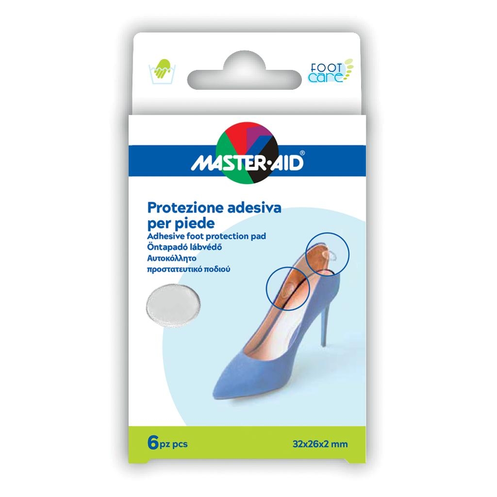 PROTEZIONE ADESIVA MASTER-AID FOOTCARE TRASPARENTE MIX 6 PEZZI A5