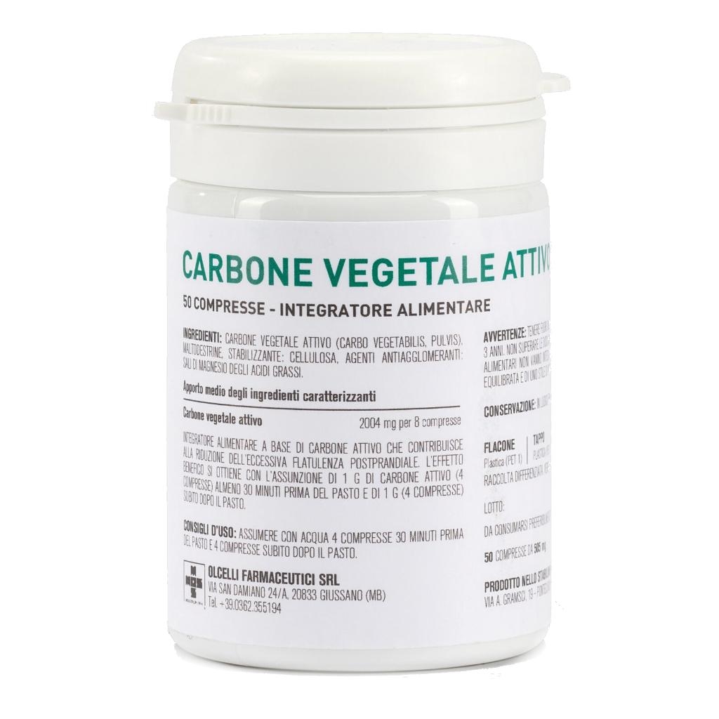 CARBONE VEGETALE ATTIVO 500MG 50 COMPRESSE