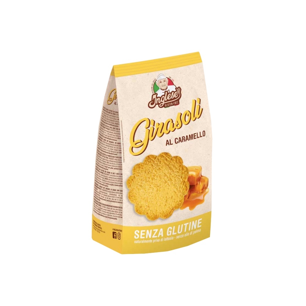 INGLESE GIRASOLI AL CARAMELLO BISCOTTI AL MAIS 300 G