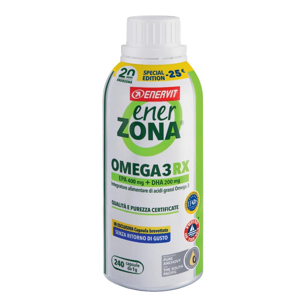 ENERZONA OMEGA 3RX 240 CAPSULE OFFERTA SPECIALE -25 EURO