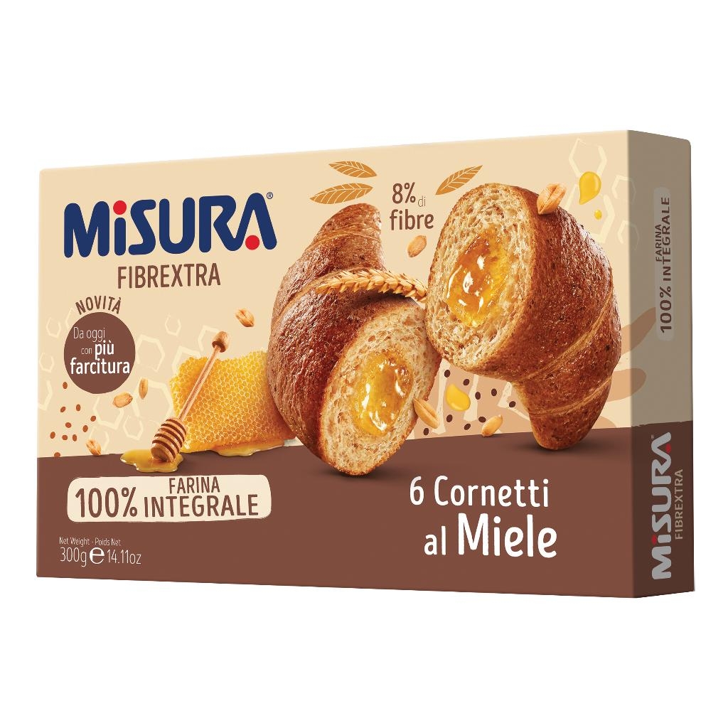 MISURA CORNETTI FIBRE EXTRA MIELE 6 PEZZI