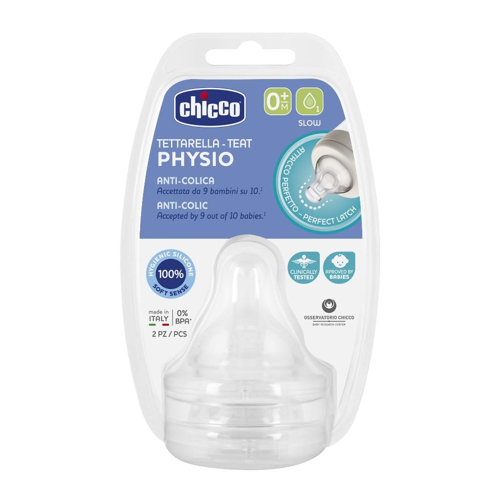 CHICCO TETTARELLA PERFECT 5 0M IN SILICONE 1 FORO 2 PEZZI