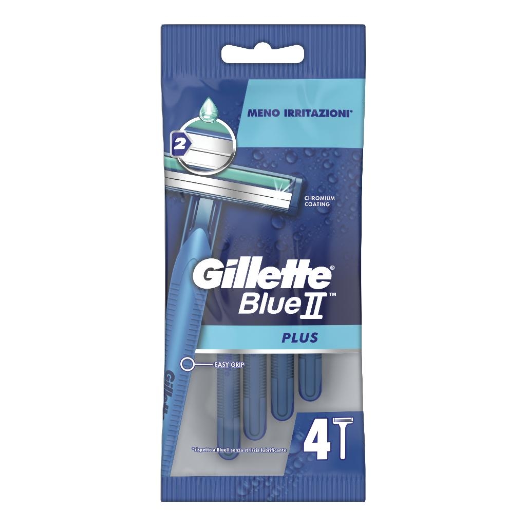 GILLETTE BLUE II USA&GETTA PLUS 4 PEZZI