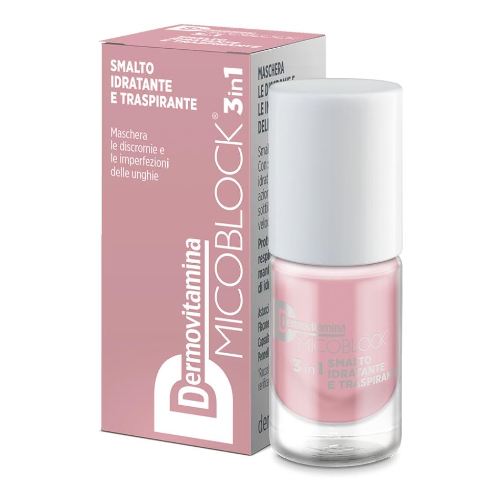 DERMOVITAMINA MICOBLOCK 3 IN 1 SMALTO IDRATANTE E TRASPIRANTE NUDE 5 ML