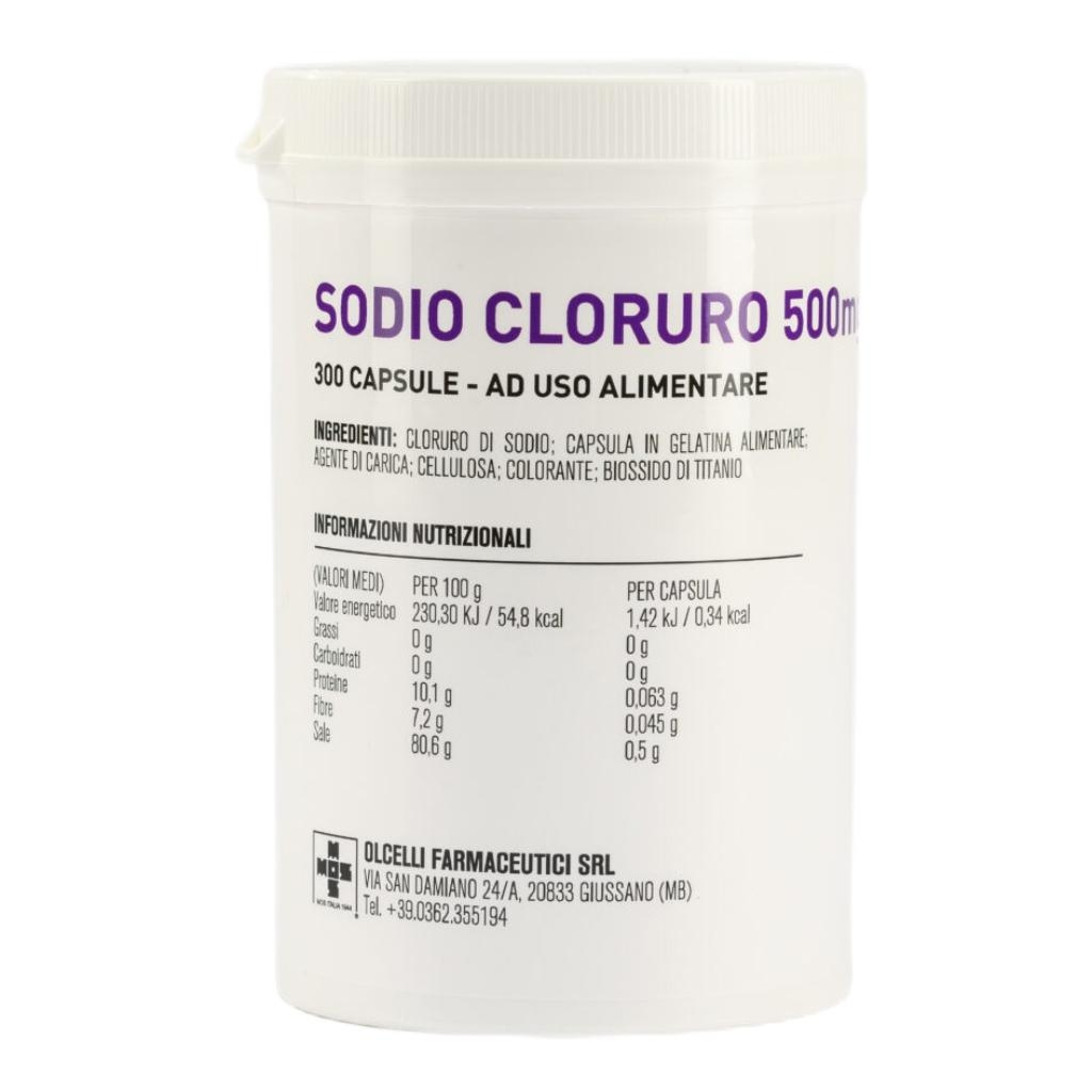 SODIO CLORURO 300 CAPSULE 500MG