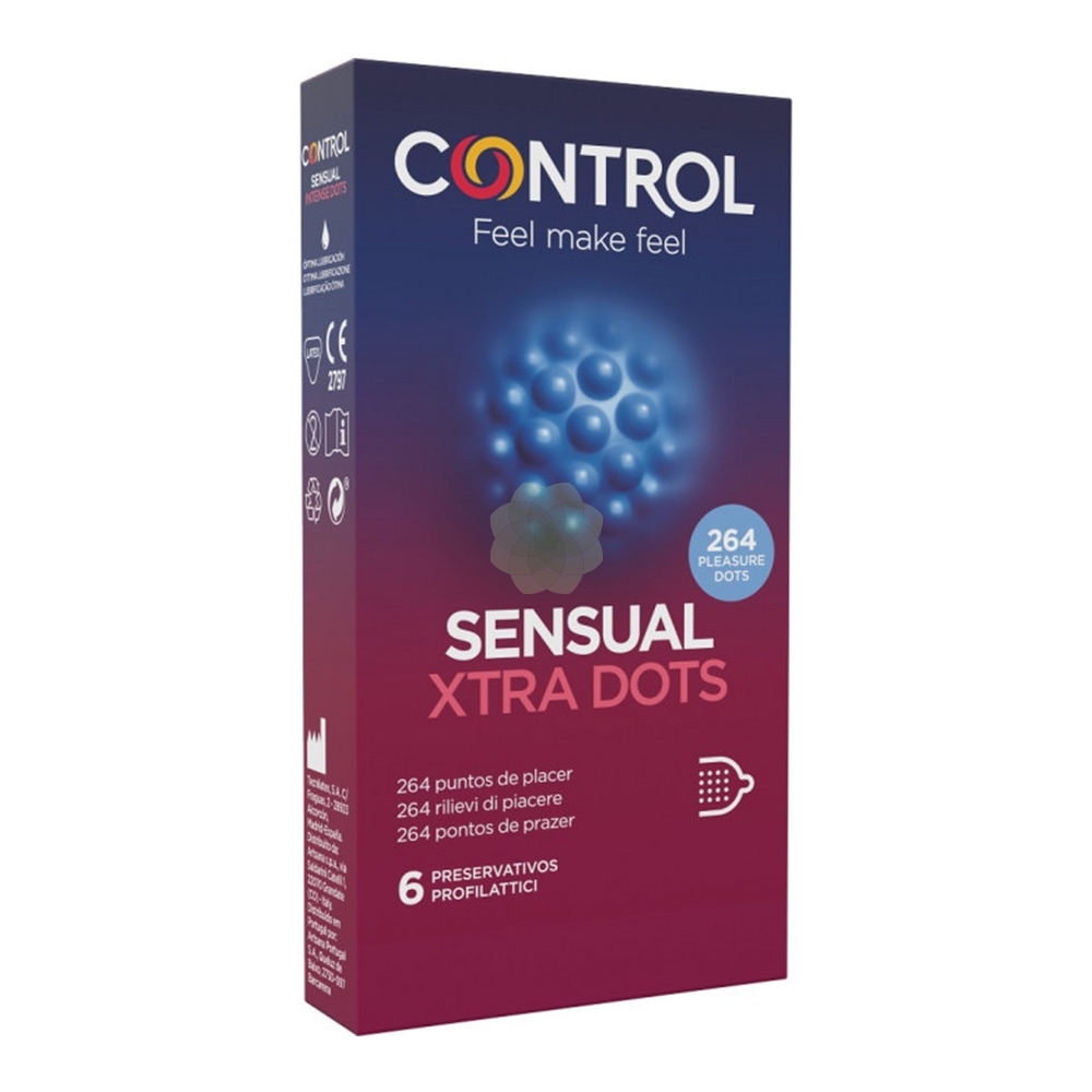 CONTROL SENSUAL XTRA DOTS 6 PEZZI