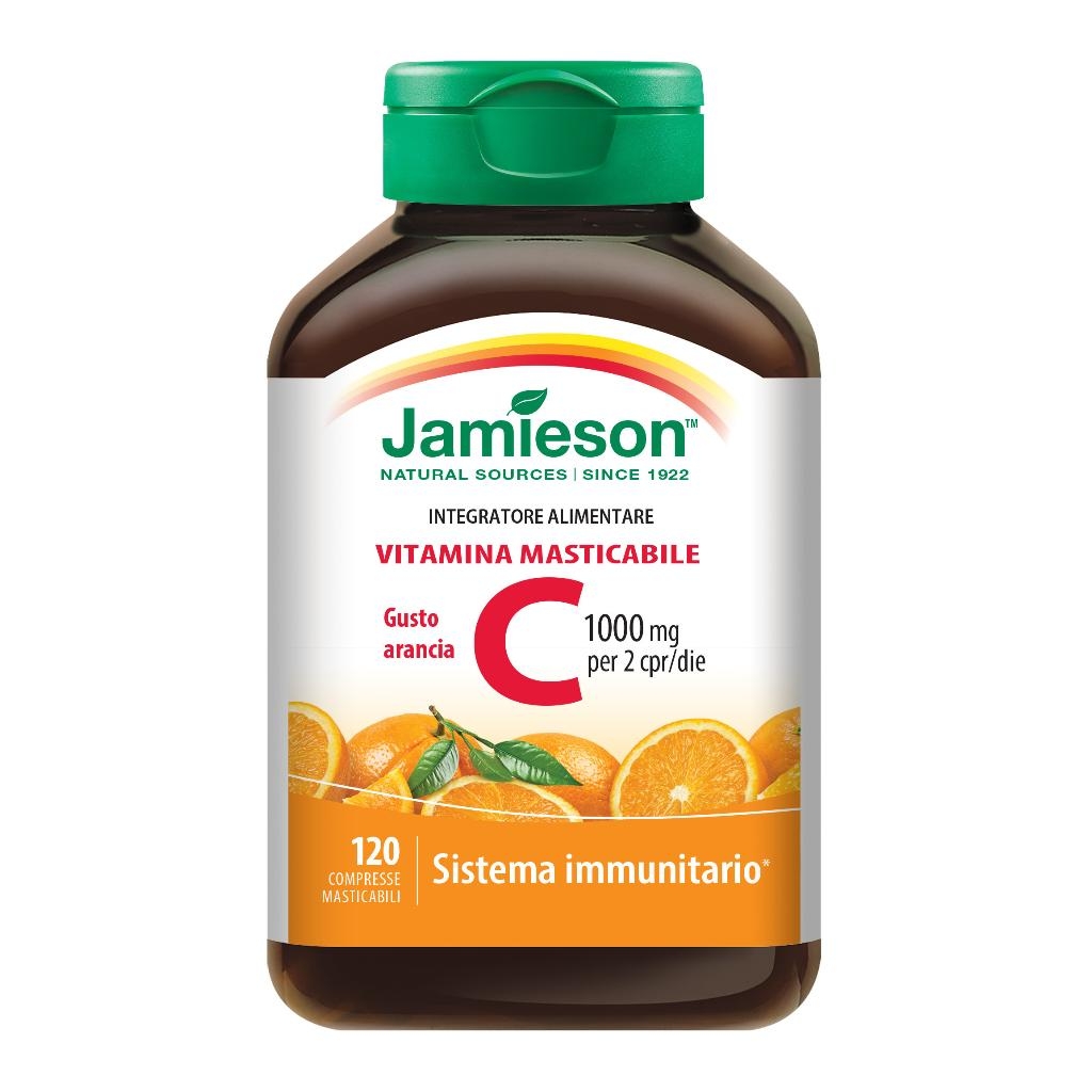 JAMIESON VITAMINA C 1000 MASTICABILE ARANCIA 120 COMPRESSE