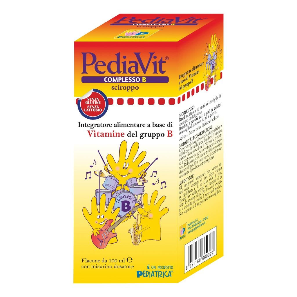 PEDIAVIT COMPLESSO B SCIROPPO 100 ML