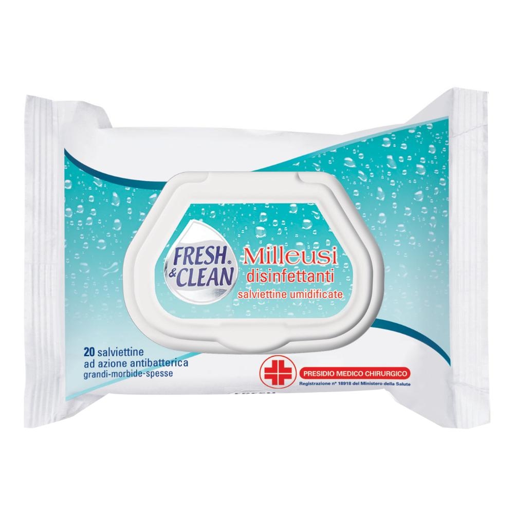 FRESH&CLEAN SALVIETTINE DISINFETTANTI 20 PEZZI