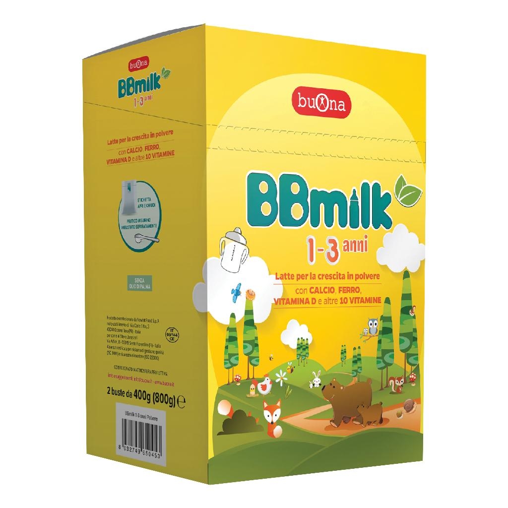 BBMILK 1-3 POLVERE 2 BUSTE DA 400 G