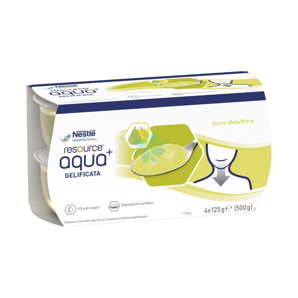 RESOURCE AQUA ACQUA GELIFICATA+APPLEPEAR CUP 6 4X125 G