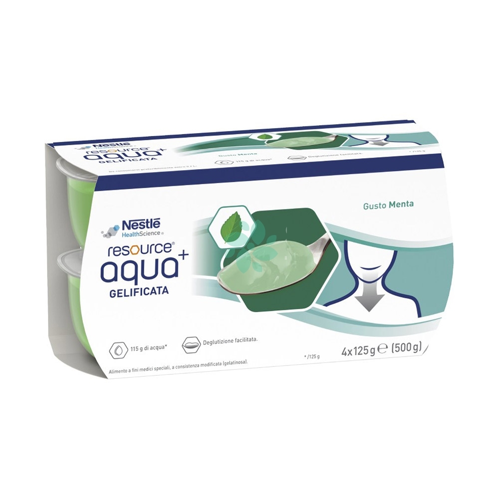 RESOURCE AQUA ACQUA GELIFICATA+MINT CUP 6 4X125 G