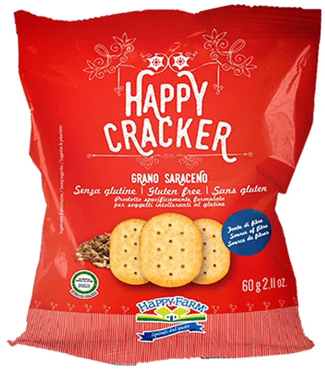 HAPPY FARM CRACKER GRANO SARACENO 60 G