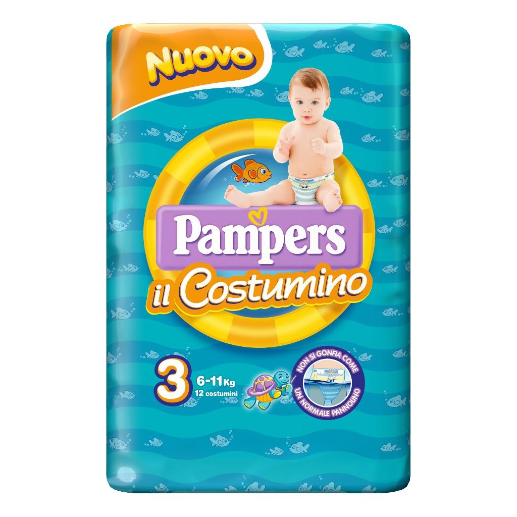 PAMPERS COSTUMINO BABY SHARK CP S3-4 12 PEZZI