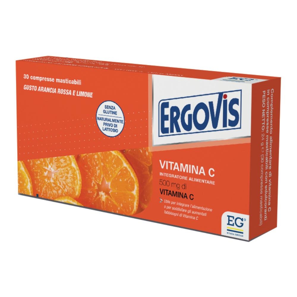 ERGOVIS VITAMINA C 500MG 30 COMPRESSE MASTICABILI
