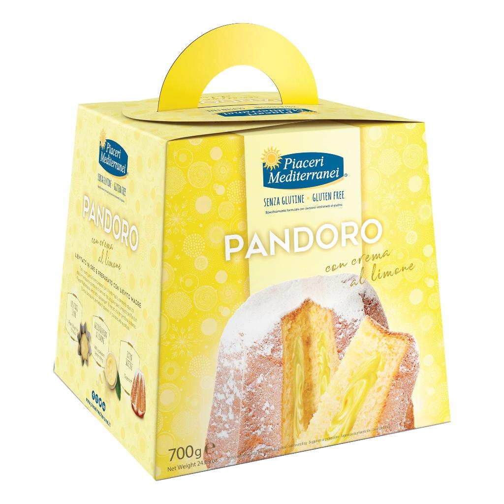 PIACERI MEDITERRANEI PANDORO CREMA AL LIMONE 700 G