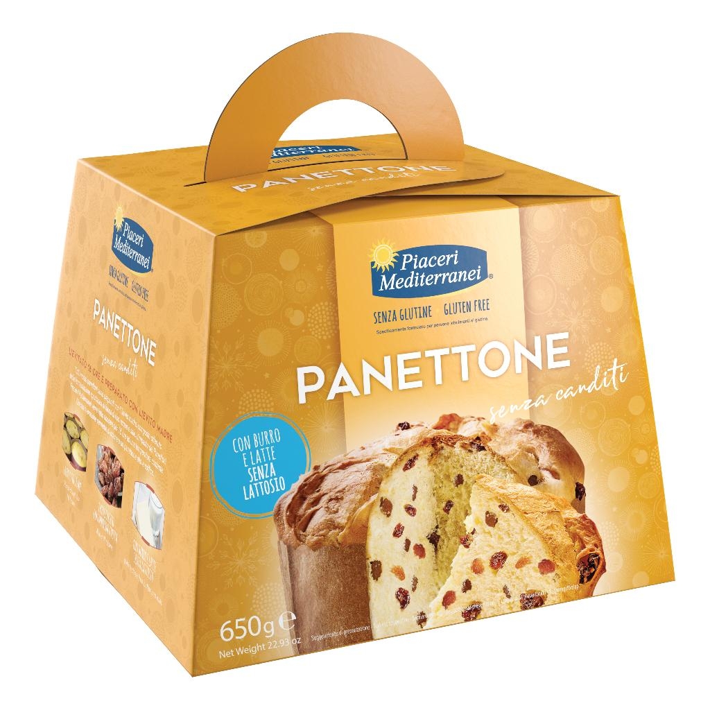 PIACERI MEDITERRANEI PANETTONE SENZA CANDITI 650 G