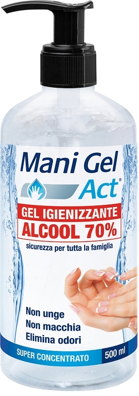 MANI GEL ACT GEL IGIENIZZANTE ALCOOL 70% 500 ML