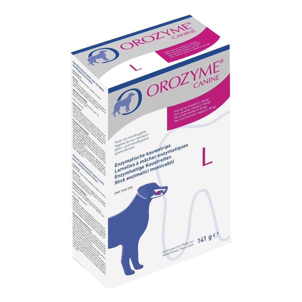 OROZYME CANINE STRISCE ENZIMATICHE MASTICABILI PER CANI DI TAGLIA GRANDE