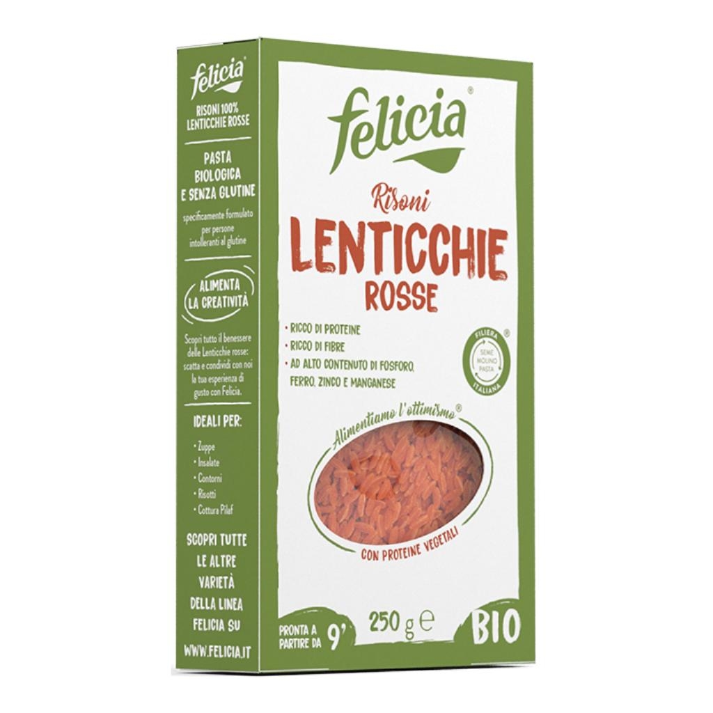 FELICIA BIO RISONI LENTICCHIE ROSSE 250 G