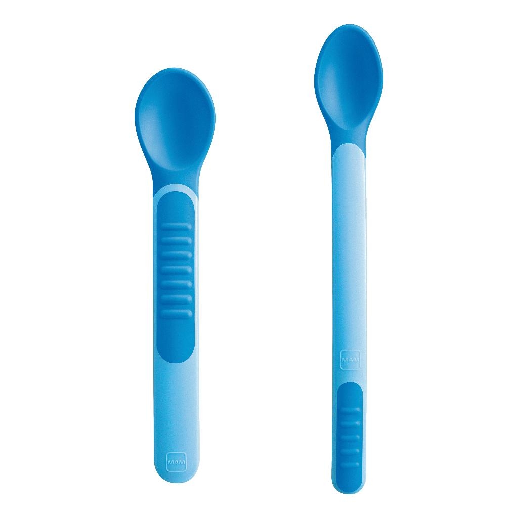 MAM HEAT SENSITIVE SPOONS & COVER 6+ NEUTRO