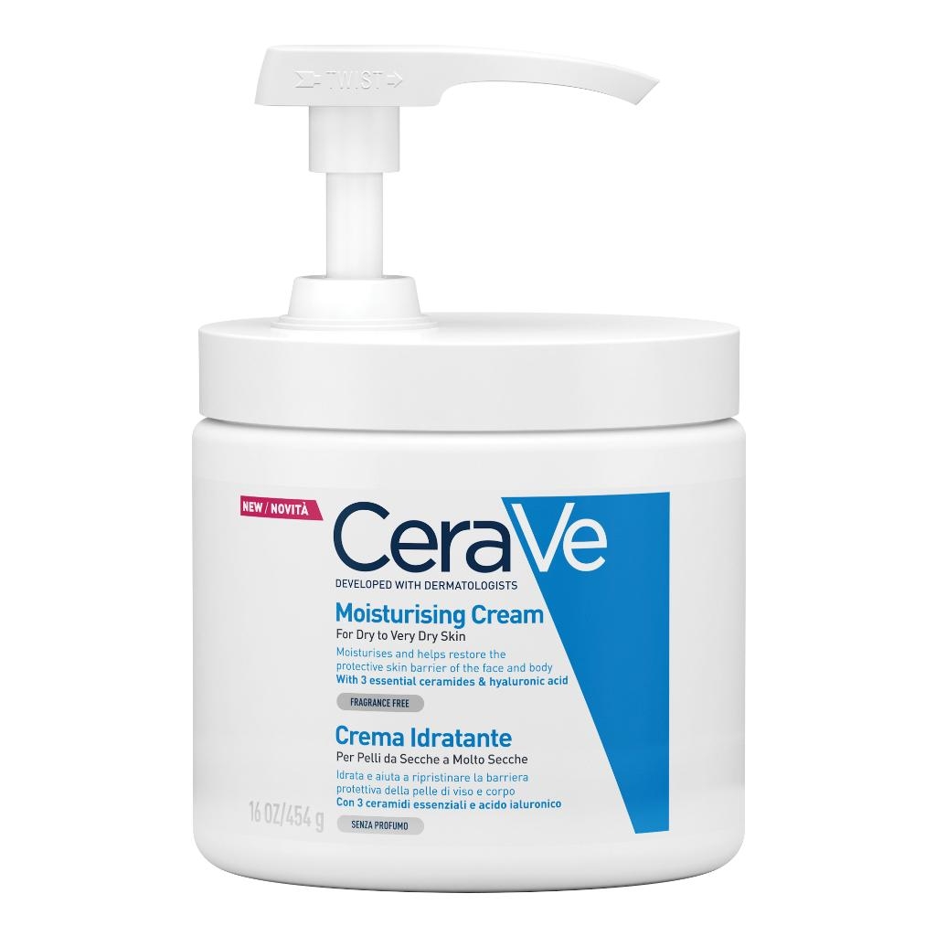 CERAVE CREMA IDRATANTE PER PELLI DA SECCHE A MOLTO SECCHE 454 G PUMP