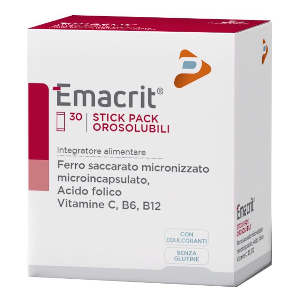 EMACRIT OROSOLUBILE 30 STICK PACK