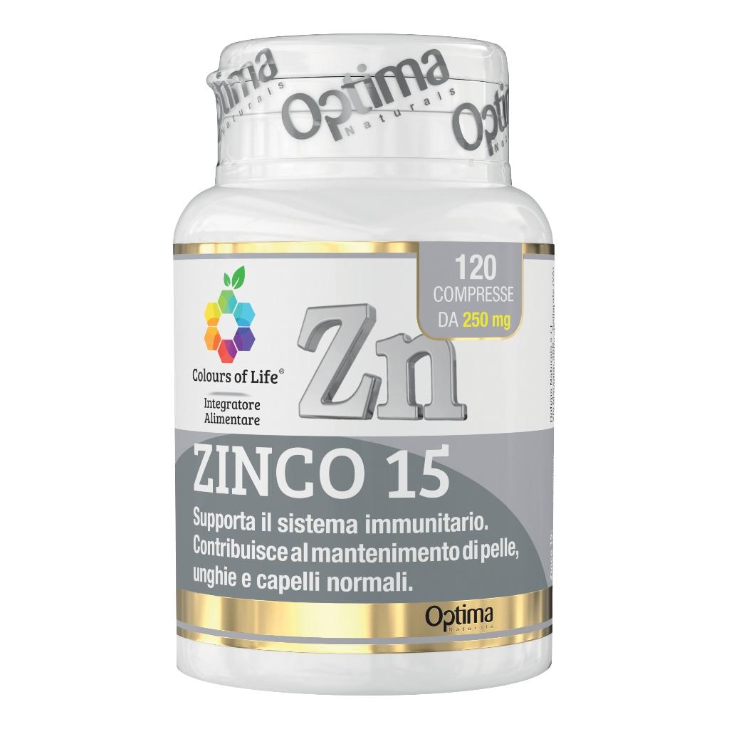 COLOURS OF LIFE ZINCO 15 120 COMPRESSE