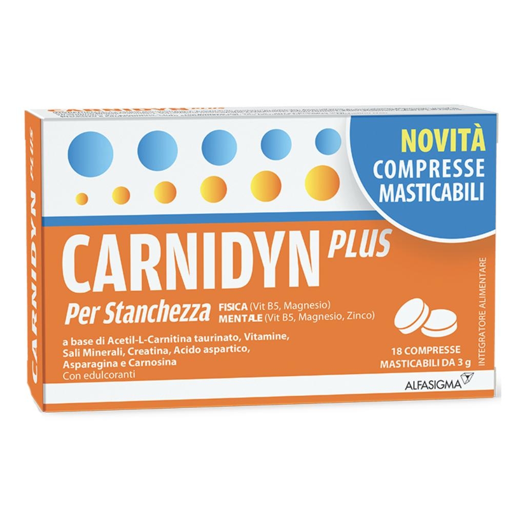 CARNIDYN PLUS 18 COMPRESSE MASTICABILI