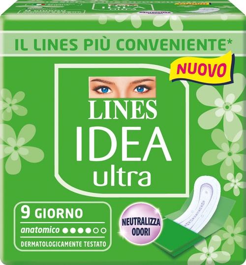 LINES IDEA ULTRA ANATOMICO 9 PEZZI