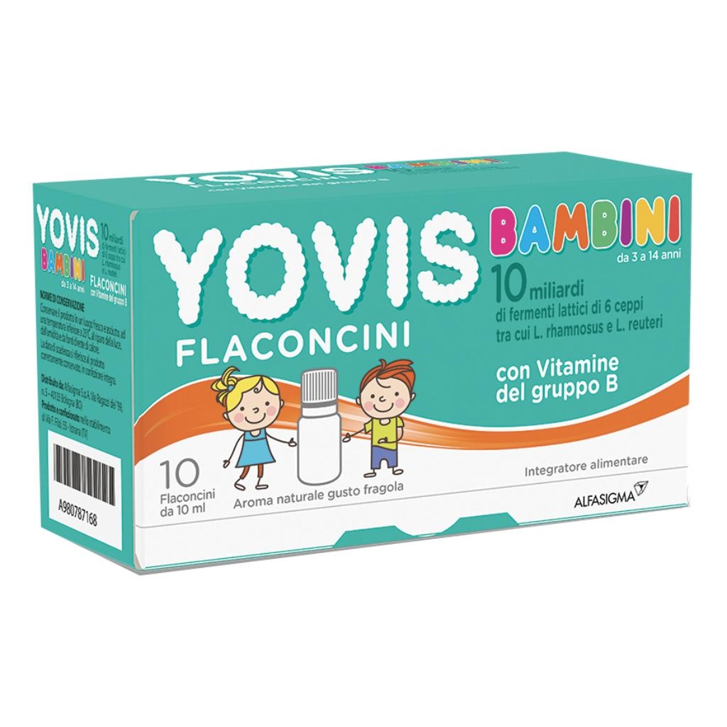 YOVIS BAMBINI FRAGOLA 10 FLACONCINI DA 10 ML