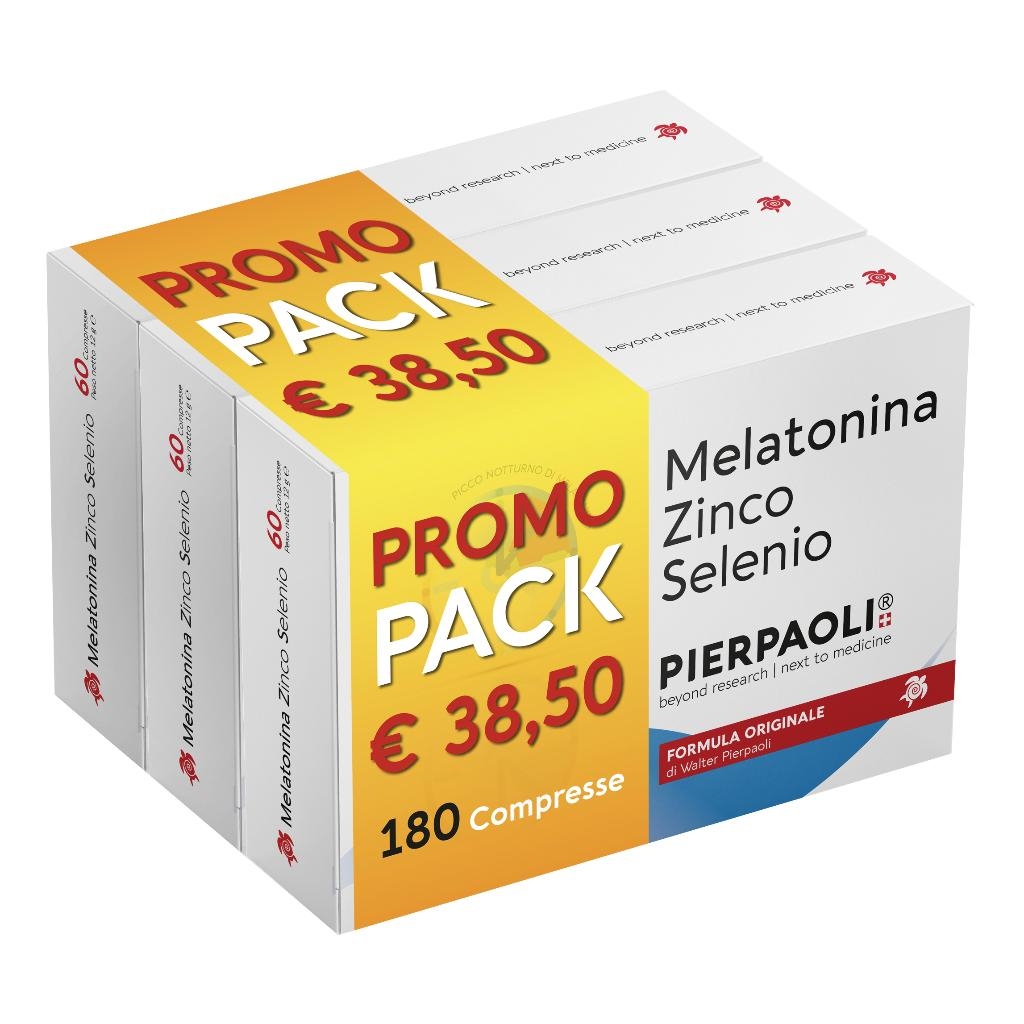 MELATONINA ZINCO SELENIO PROMO PACK 3 PEZZI