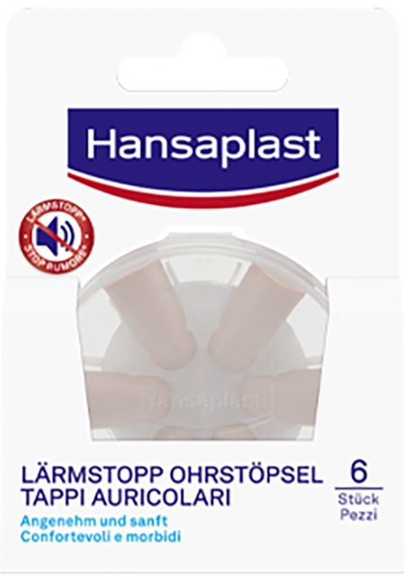 HANSAPLAST EAR PLUGS 6 PEZZI