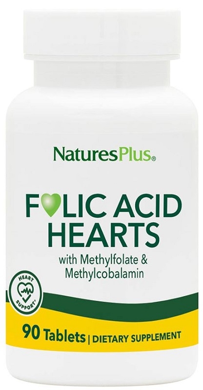 FOLIC ACID HEARTS +B6 B12 90 TAVOLETTE