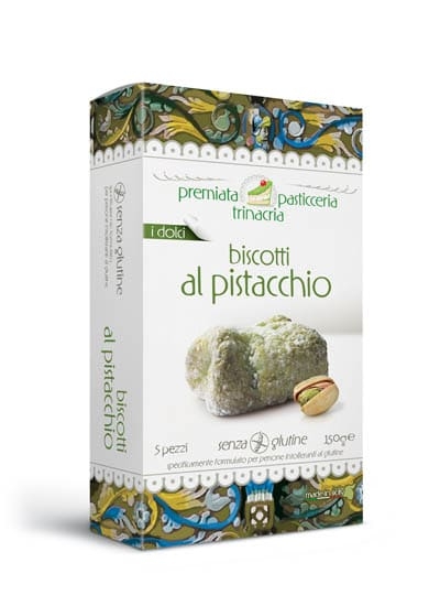 PREMIATA PASTICCERIA TRINACRIA BISCOTTO AL PISTACCHIO 5X10 G