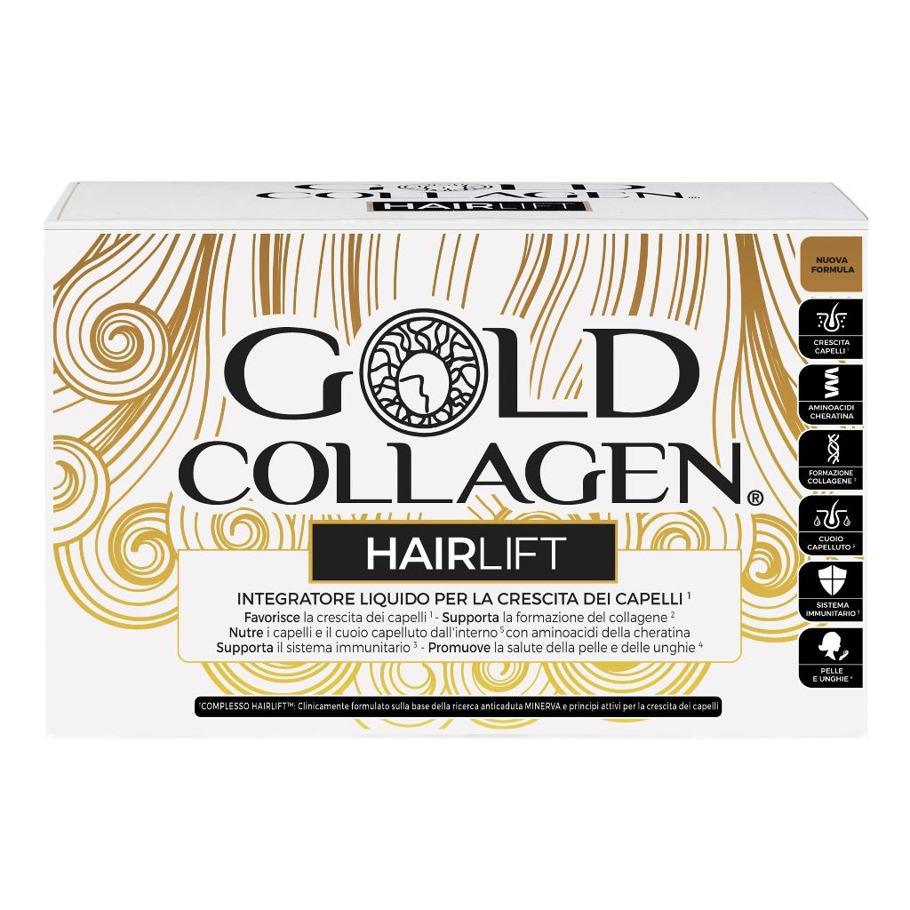 GOLD COLLAGEN HAIRLIFT 10 FLACONCINI DA 50 ML